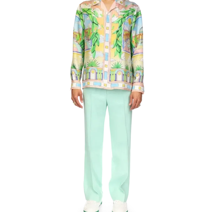 Paysage Ideal silkskjorta