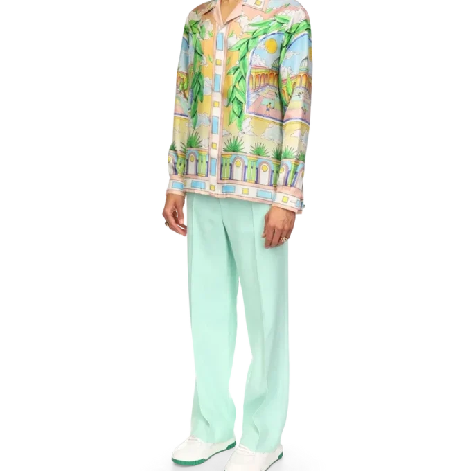 Paysage Ideal silkskjorta