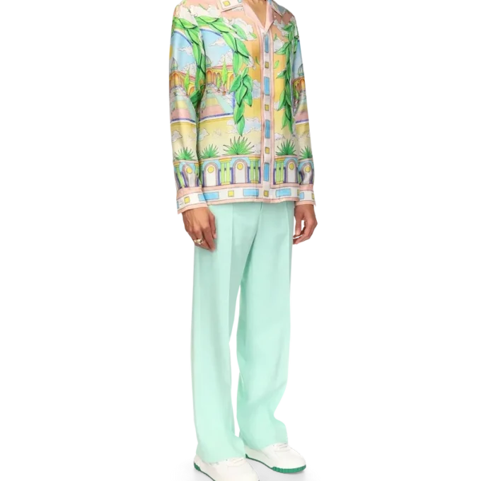 Paysage Ideal silkskjorta