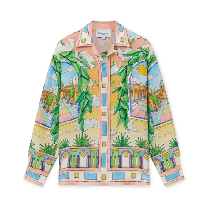 Paysage Ideal silkskjorta