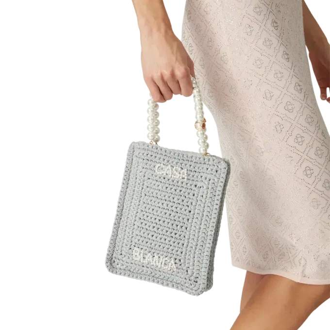 Pearl Mini Crochet Bag