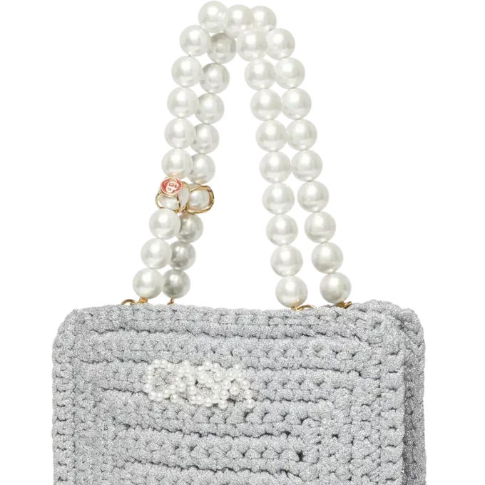 Pearl Mini Crochet Bag