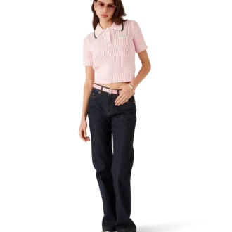 Pikétröja i bomullsmoulina