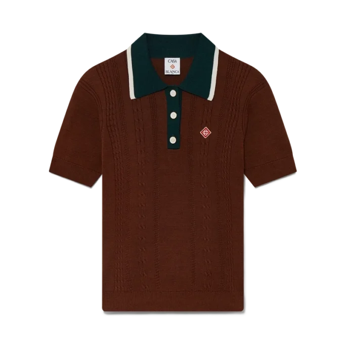 Pikétröja i kabelstickning