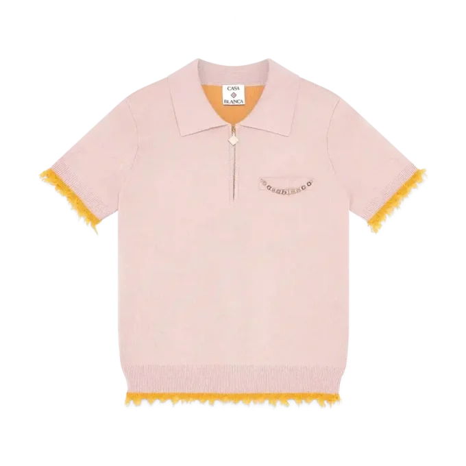 Pikétröja med dubbelsidig design Pikétröja med dubbelsidig design