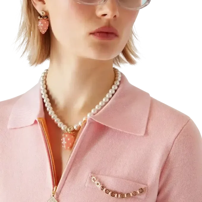 Pikétröja med dubbelsidig design Pikétröja med dubbelsidig design