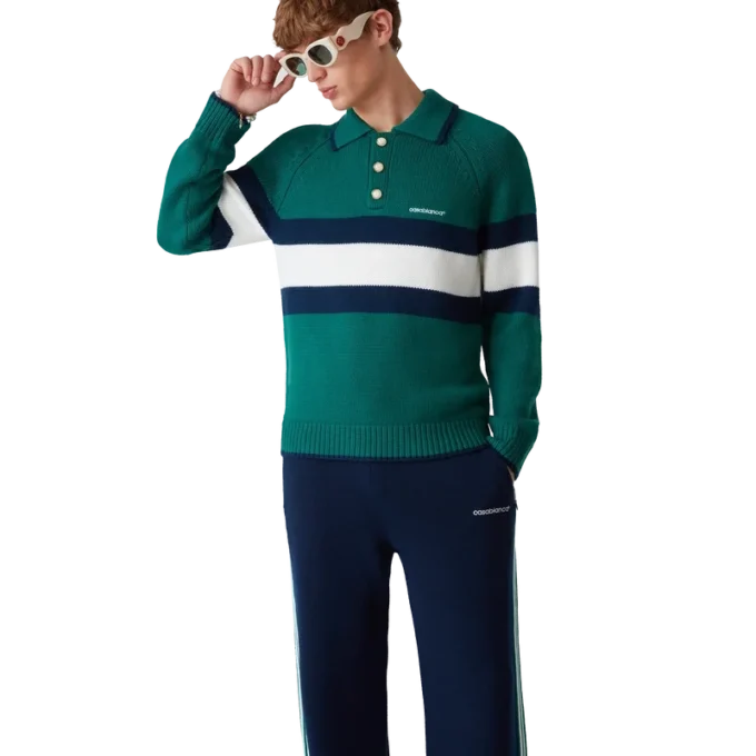 Pikétröja med färgblock