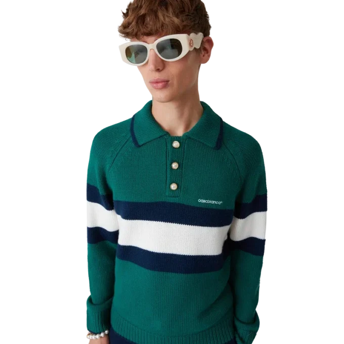 Pikétröja med färgblock