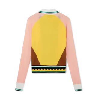 Pikétröja med grafiska paneler