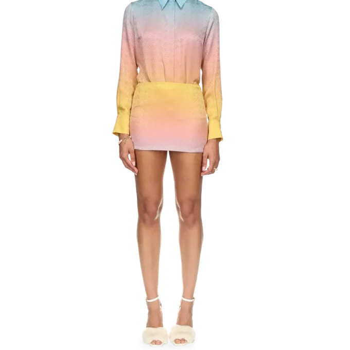 Ping Pong Gradient Silk Kjolar