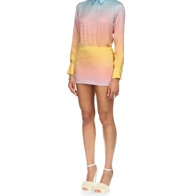 Ping Pong Gradient Silk Kjolar