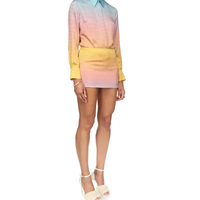 Ping Pong Gradient Silk Kjolar