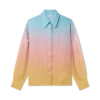 Ping Pong Gradient Silk Skjorte