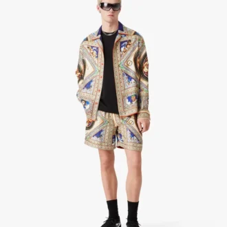 Plafond Orne De Musique långärmad silkesskjorta