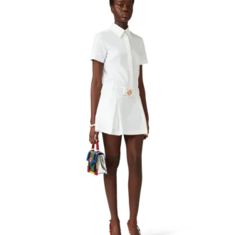 Plisserad tennisminiklänning