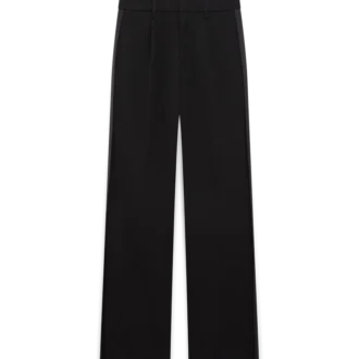 Plisserade byxor i ull