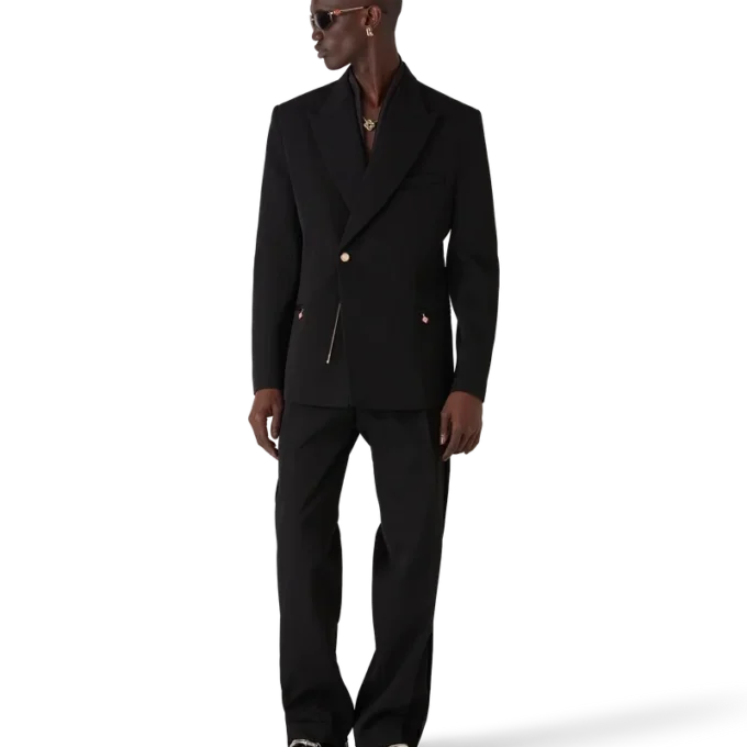 Dubbelknäppt jacka i ull Dubbelknäppt jacka i ull