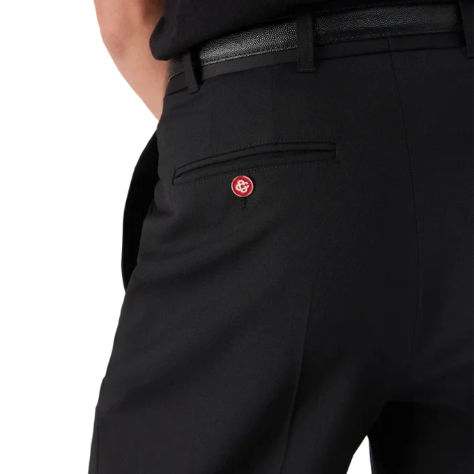 Plisserade byxor i ull