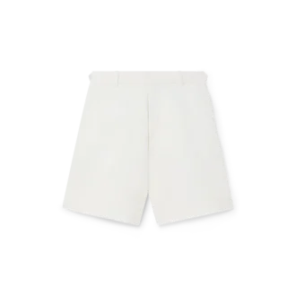Plisserade shorts i linne
