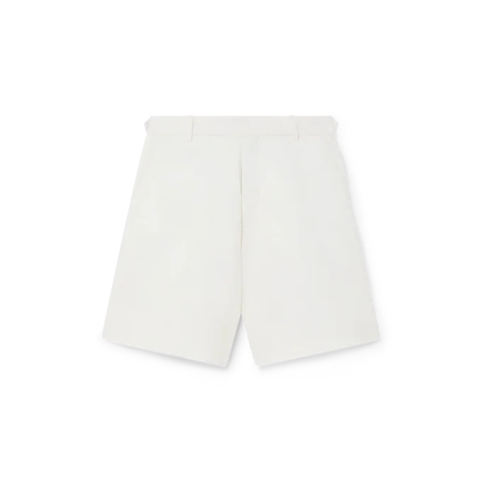 Plisserade shorts i linne
