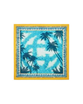 Poolside Emblem Medium Silk Scarf