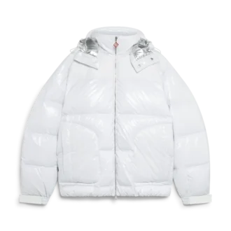 Pufferjacka i nylon och ripstop