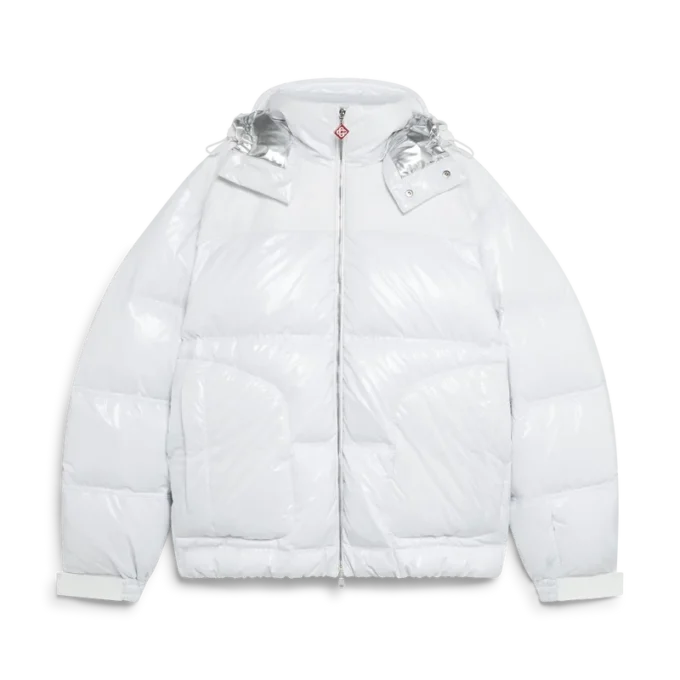Pufferjacka i nylon och ripstop