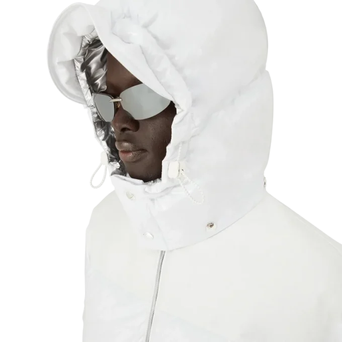 Pufferjacka i nylon och ripstop