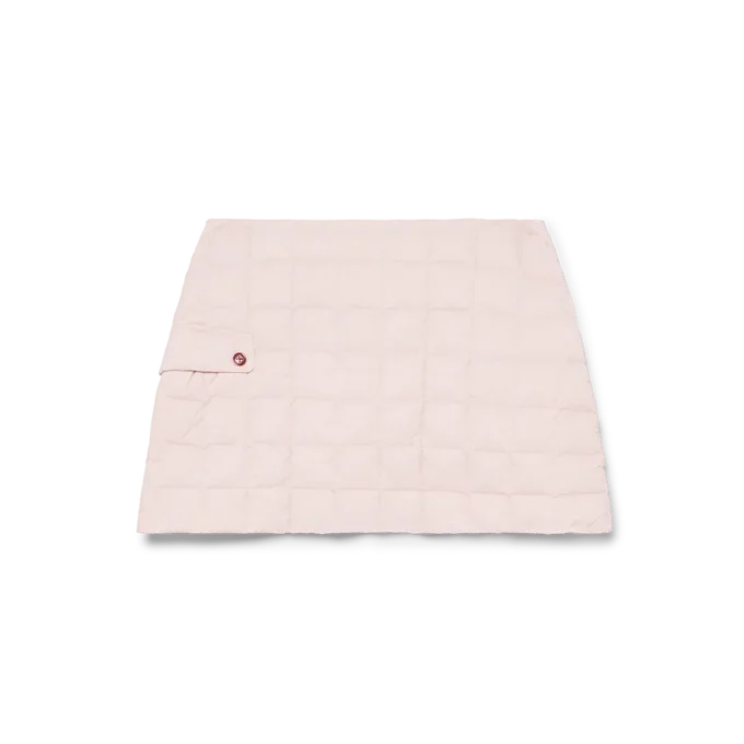 Quiltad minikjol i nylon