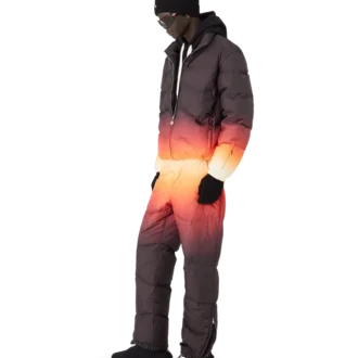 Quiltad pufferjacka med gradient