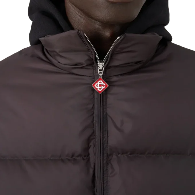 Quiltad pufferjacka med gradient