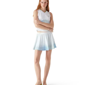 Racer-kjol med tennismotiv