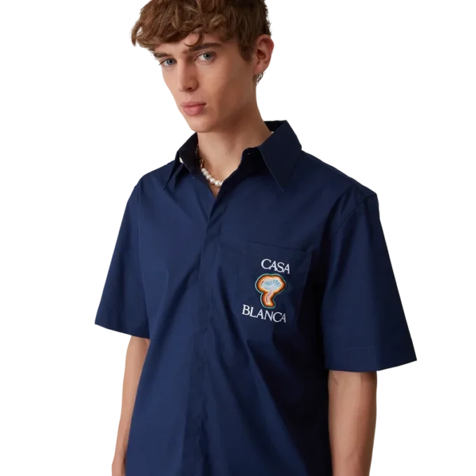 Rainbow Mushroom kortärmad skjorta