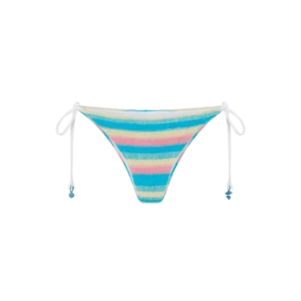 Randig bikinibotten i frotté