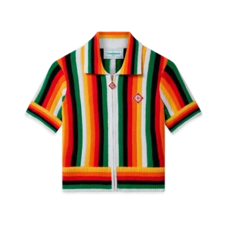 Randig frottétröja