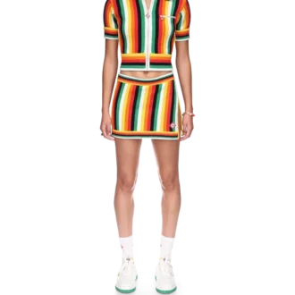 Randig frottétröja