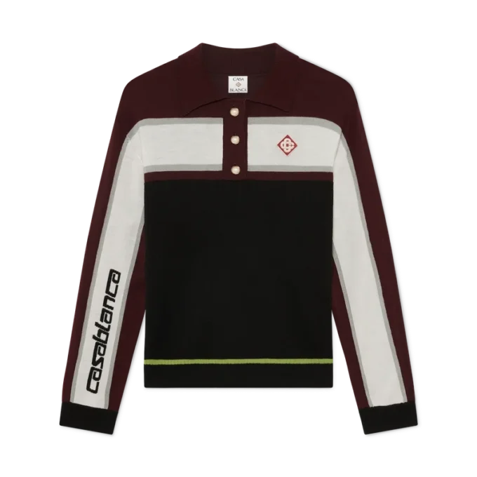 Randig oversized skjorta med långa ärmar