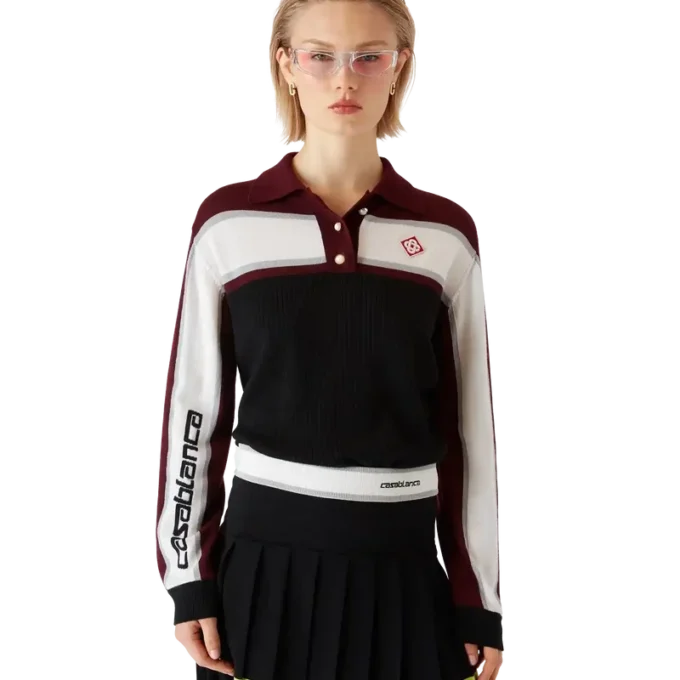 Randig oversized skjorta med långa ärmar