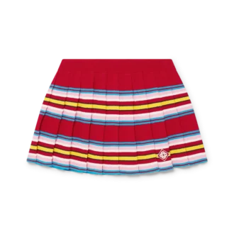 Randig plisserad kjol