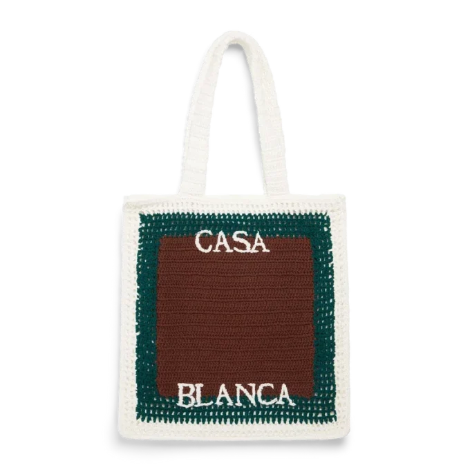 Randig virkad väska Randig virkad väska