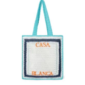 Randig virkad väska Randig virkad väska