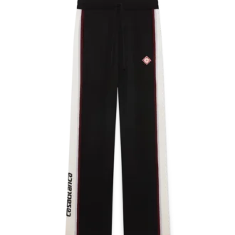 Randiga byxor i merinoull