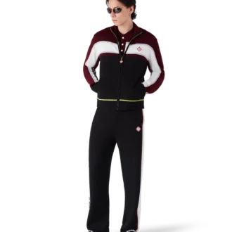 Randiga byxor i merinoull