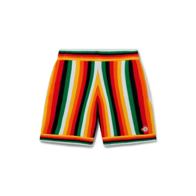 Randiga frottéshorts