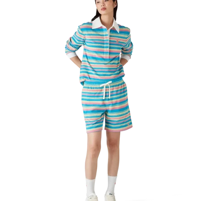 Randiga frottéshorts