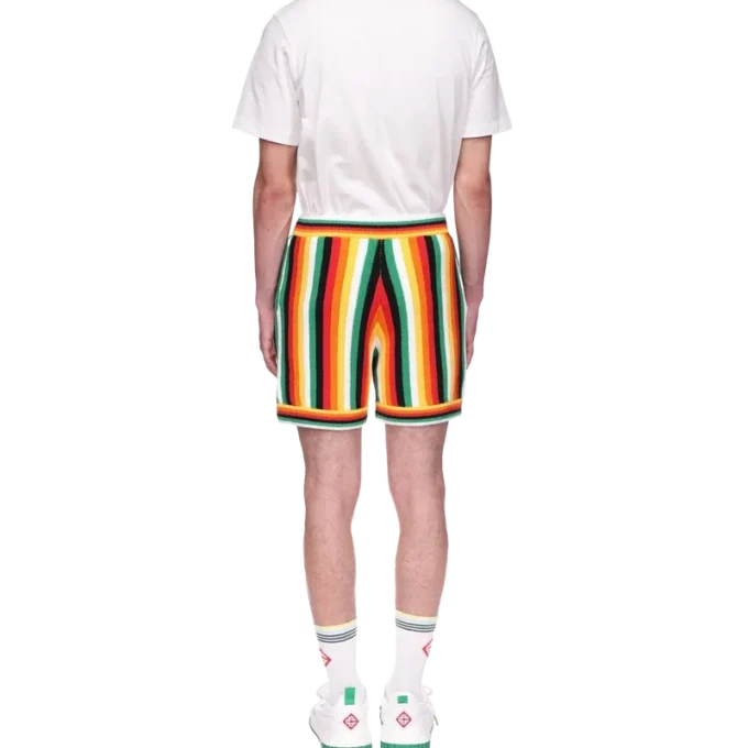 Randiga frottéshorts