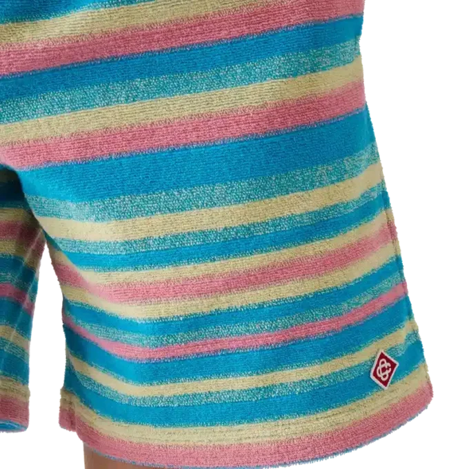 Randiga frottéshorts