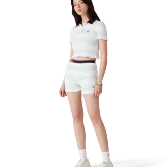 Randiga rynkade Shorts