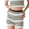 Randiga rynkade Shorts