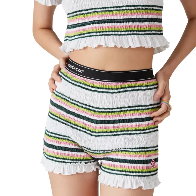 Randiga rynkade Shorts